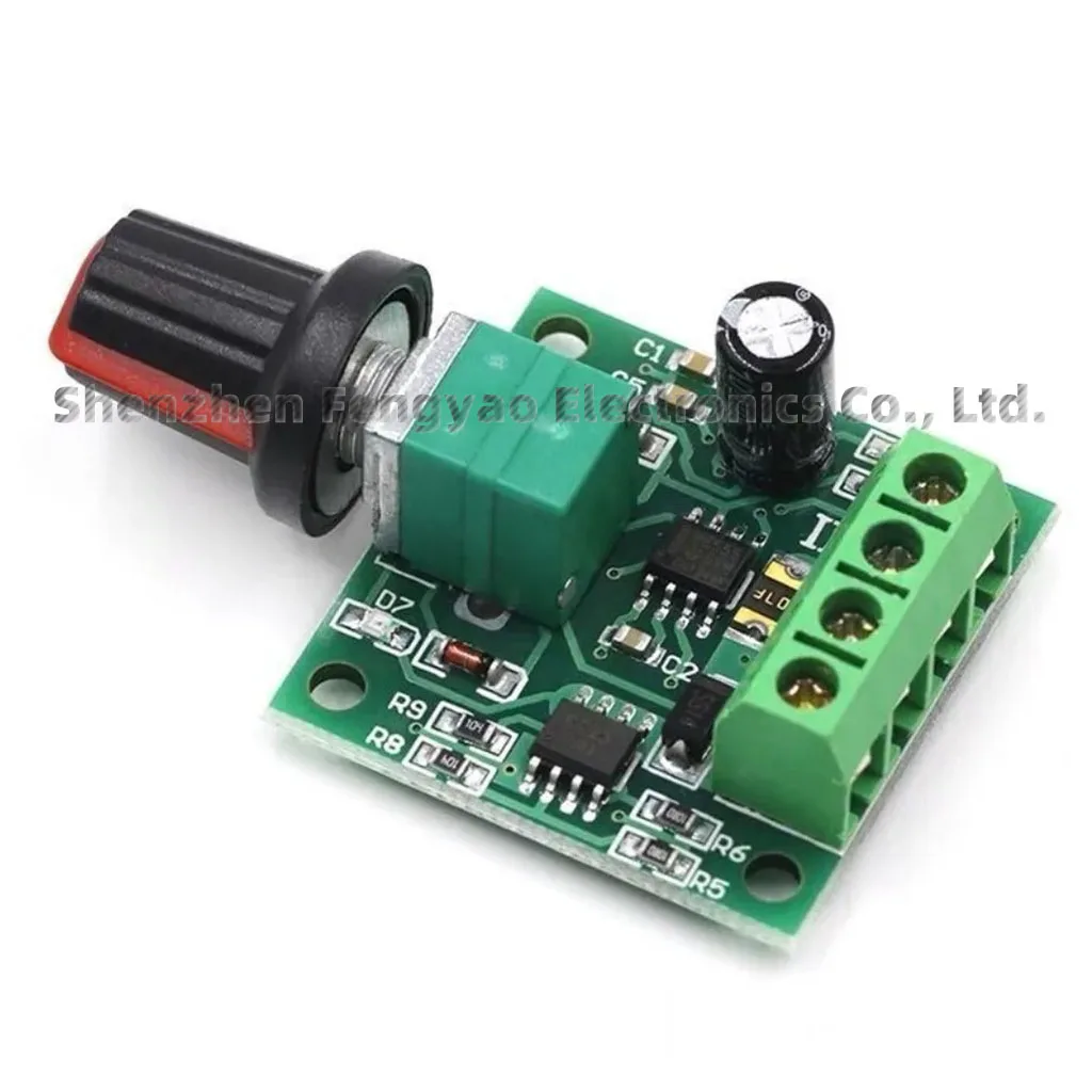 New DC 1.8V 3V 5V 6V 12V 2A PWM Motor Speed Controller Low Voltage Motor Speed Controller PWM 0~100% Adjustable Drive Module