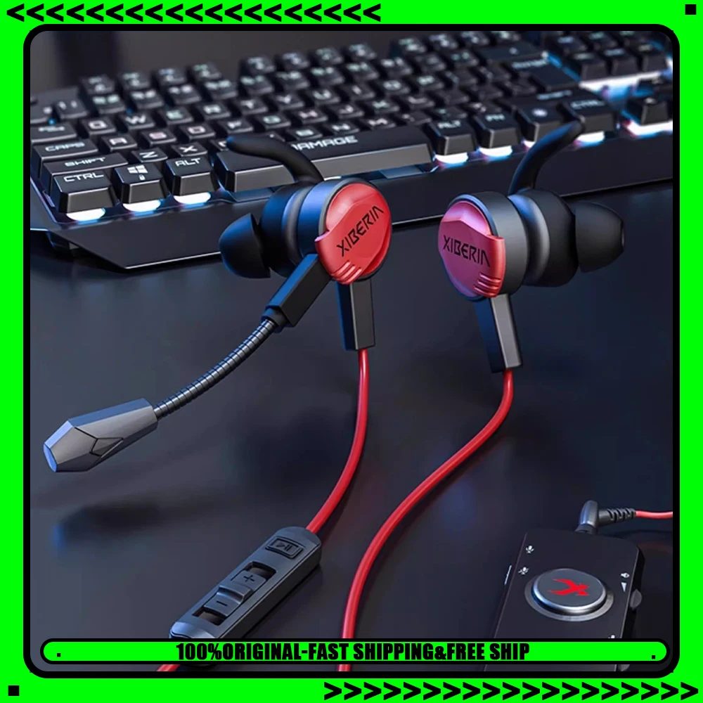 

Игровая гарнитура Siberia MG-1PRO с чипом звуковой карты CM108B, виртуальный объемный звук 7.1, внутриканальные наушники, аксессуары для ПК