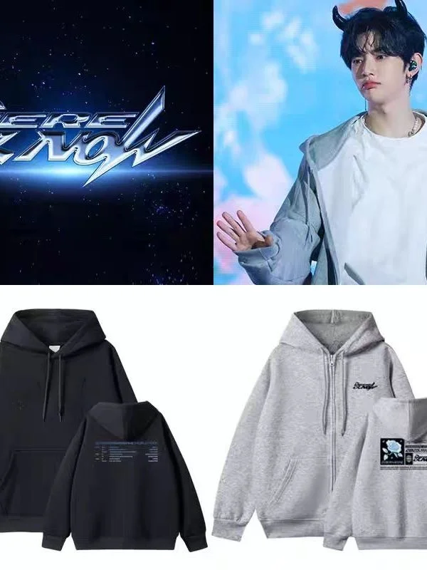 ZB1 World Tour Concert HERENOW Hoodie Zipper Cardigan Outerwear