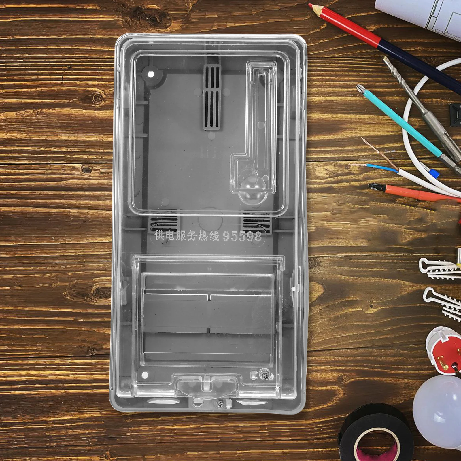 

Transparent Electric Meter Box PC Plastic Waterproof Protection Cover for Household Energy Meter Distribution Boxes Outside