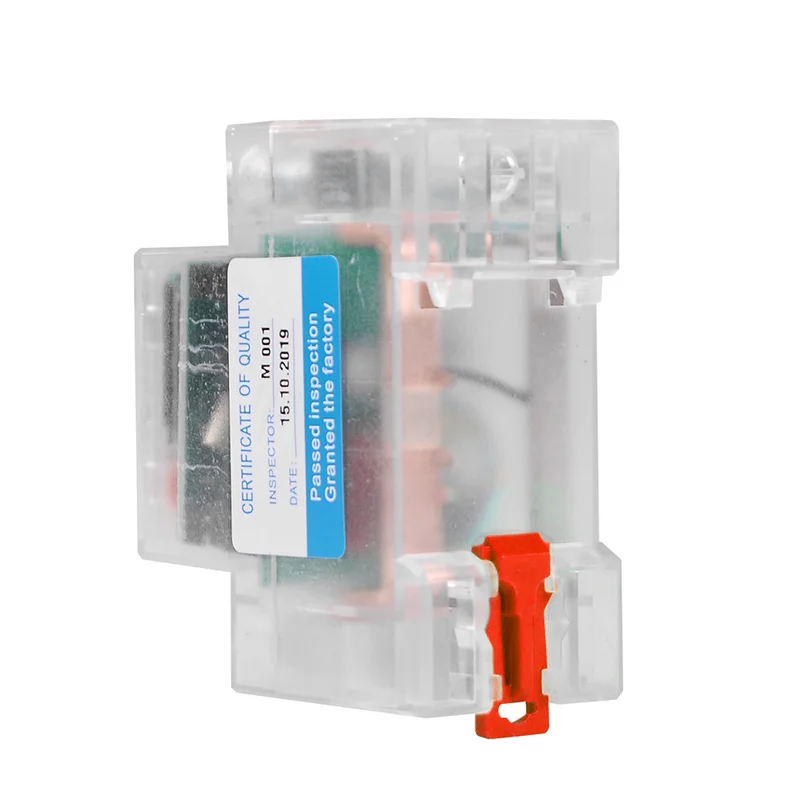 Din Rail LCD Digital Backlight Single Phase Energy Meter kWh Power Consumption Meter Wattmeter Electronic AC 220V 80A Reset Zero