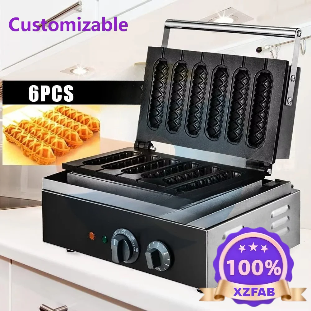 Factory Direct 2026 Household Stainless Steel Waffle Bread Maker Electric Crispy Waffle Maker