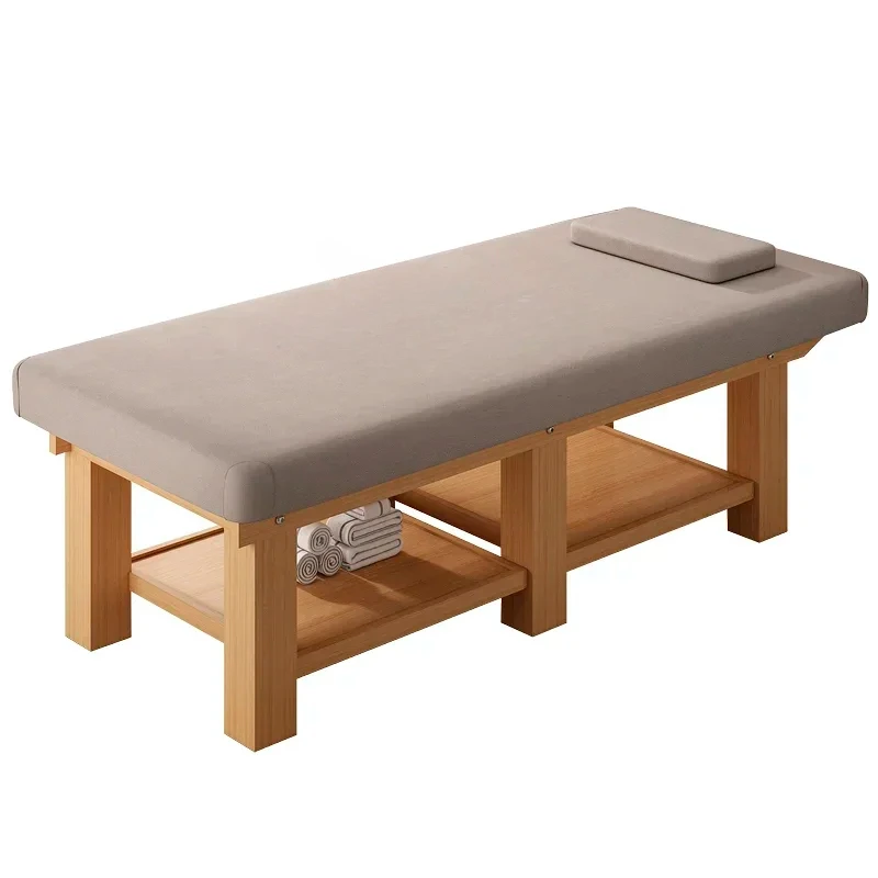 Solid Wood Massage Couch Massage Bed Facial Bed Integrated Bed Traditional Chinese Medicine Bone Setting Physiotherapy