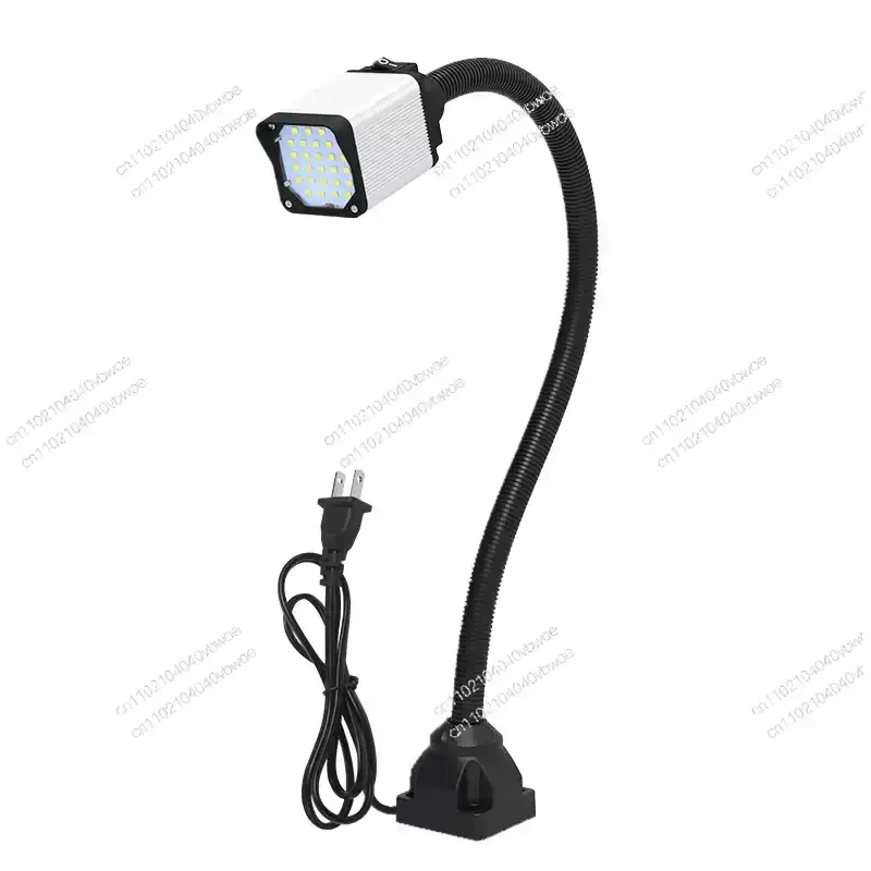 

Рабочий светильник для станков, светодиодный супер яркий магнитный всасывающий токарный станок с числовым управлением, металлический светильник 24 В, стол для обслуживания 220 В