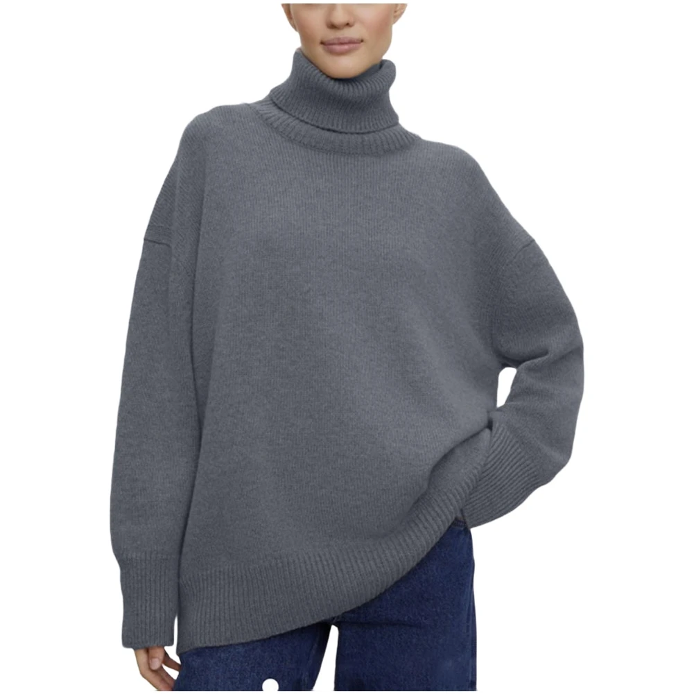 Daily Casual Green Thick Sweater Solid Color Knitwear Streetwear Warm Knitted 5 Spandex Solid Pattern Casual Wear