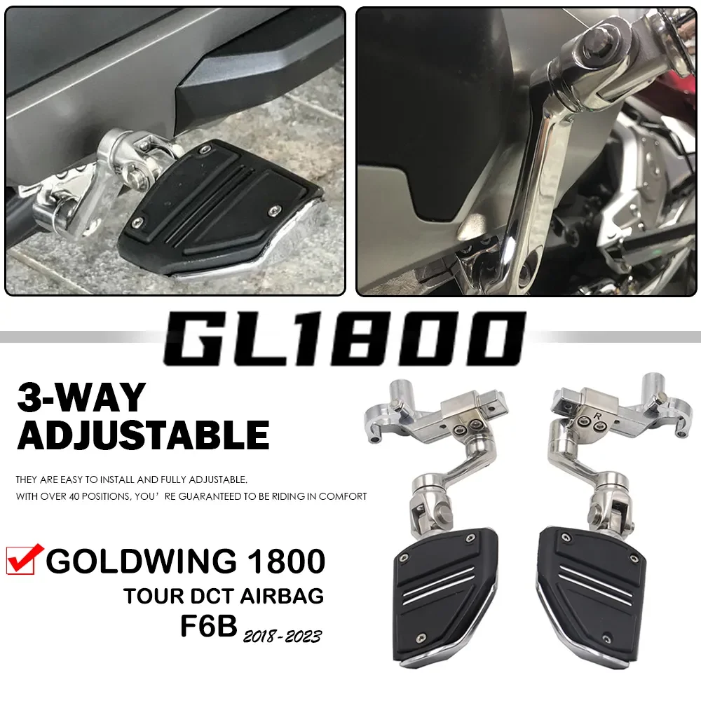 Goldwing GL1800 akcesoria Goldwing1800 pedał zestaw LED złote skrzydło GL 1800 części do HONDA GL1800 goldwwing Retrofit