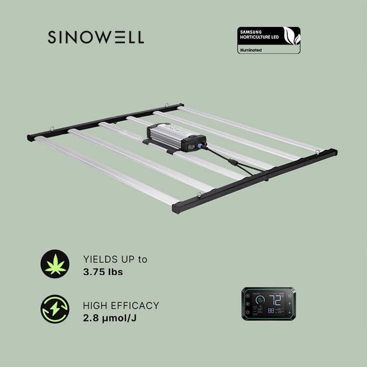 

Hot selling：USA Warehouse in Stock Foldable Dimmable Plant Grow Light 645W for Indoor and Vertical Farming