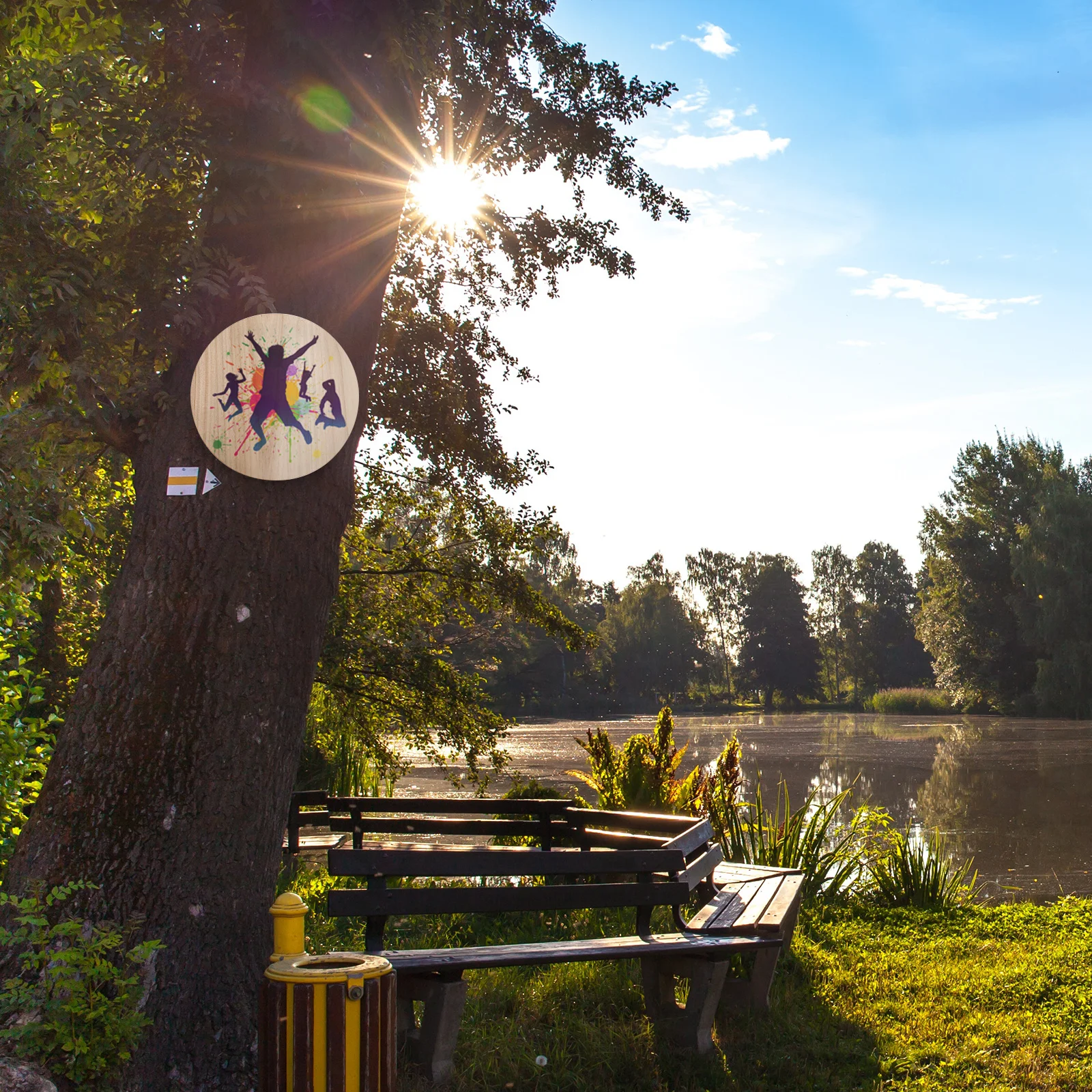 

9Pcs Round Wooden Slices Unfinished Wood Cutouts for Crafts Painting Party Decor Smooth Finish Wood Slice Round Wooden Slice