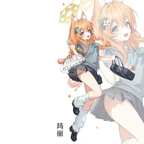 أنيمي الأزرق الأرشيف Iochi ماري Uztumi Sakurako الاكريليك حامل نموذج لجسم الدائمة علامة مكتب عرض ديكور لعبة هدية #2