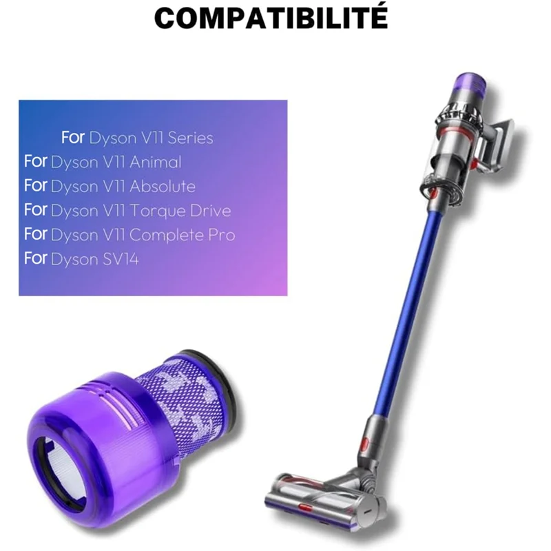 

Сменный вакуумный фильтр ABEZ, 9 шт., для пылесоса Dyson V11 V15 SV14 SV22, сравните с номером детали. 970013-02