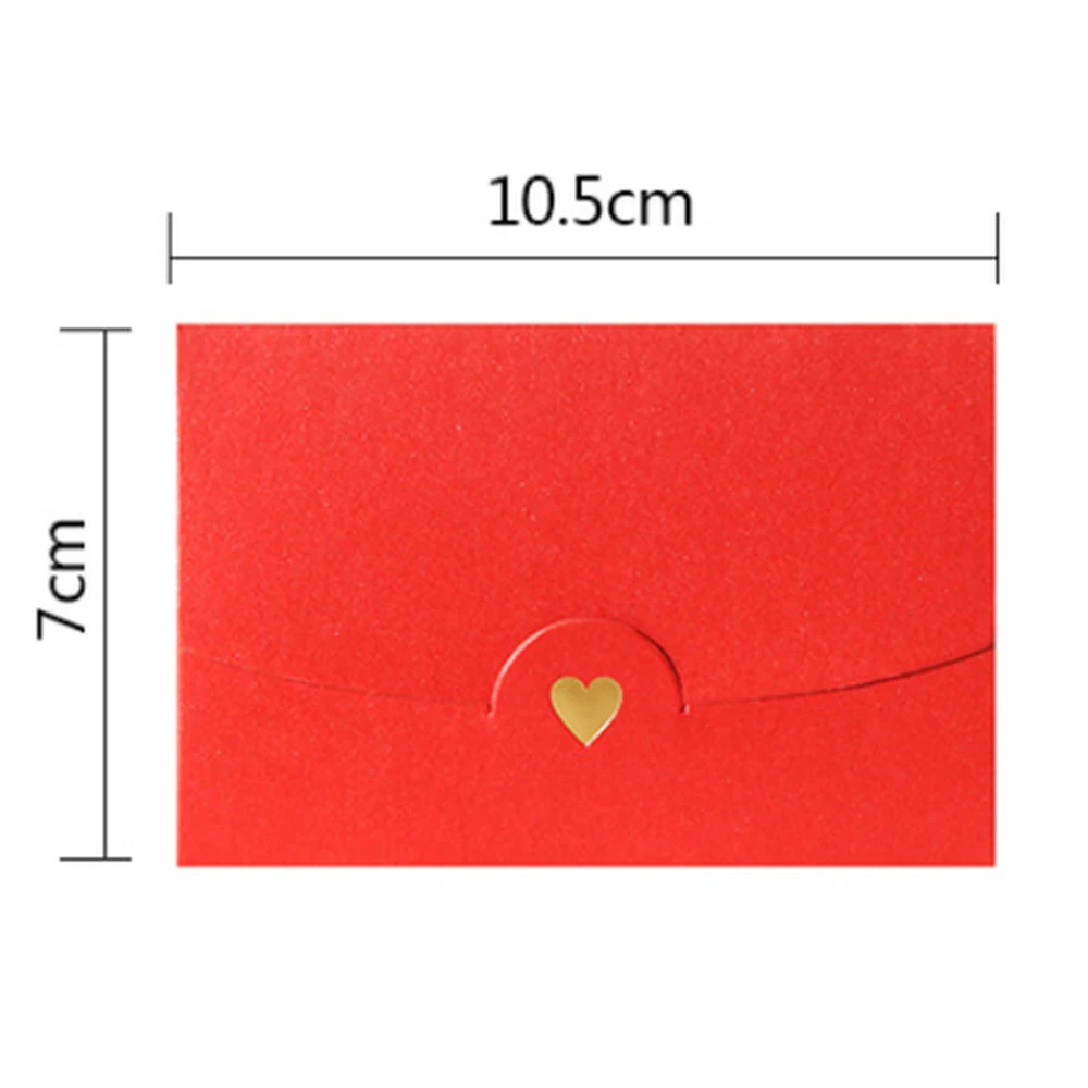 10 Pezzi/lottp Stazionario 10.5*7 CM Stamping Amore Regalo Busta Per Lettera Buste di Carta Carta di Nome Biglietto di Auguri Mini Buste