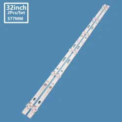 Tira de luces LED de retroiluminación, accesorio para televisor de 32 pulgadas, para hs.18.d3200601-3030as32m1005.03203x62.121 D32S01-018 210916