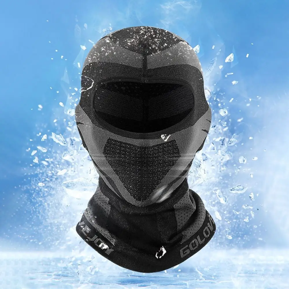 

Ice Silk Windproof Balaclava Mask Sunscreen Breathable Full Mask Sweat Absorption Motorcycle Mask Cycling