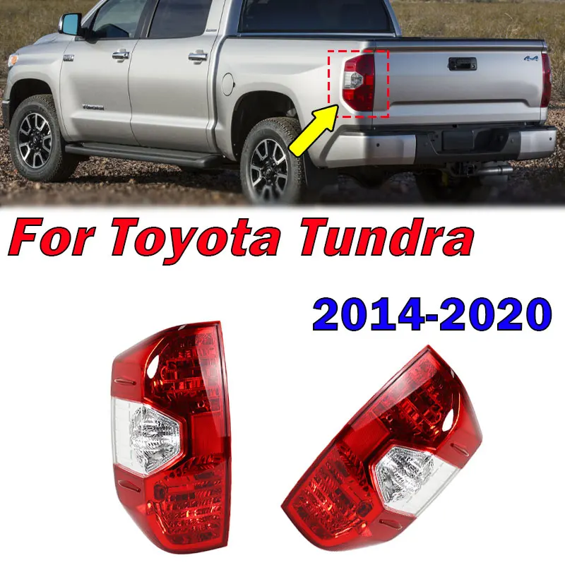 

Автомобильные аксессуары для Toyota Tundra 2014-2020, задний фонарь, сигнальный фонарь, предупреждающий стоп-сигнал, автоматический задний фонарь с лампочкой