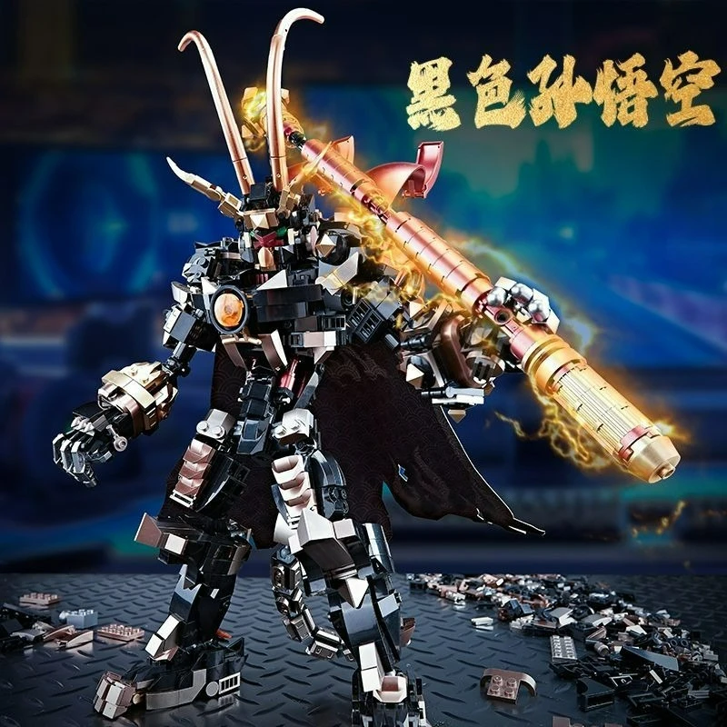 

Конструктор MOC: Black Myth: Wukong Mecha – Коллекционная фигурка высокой сложности, декоративная игрушка, праздничный подарок для мальчиков