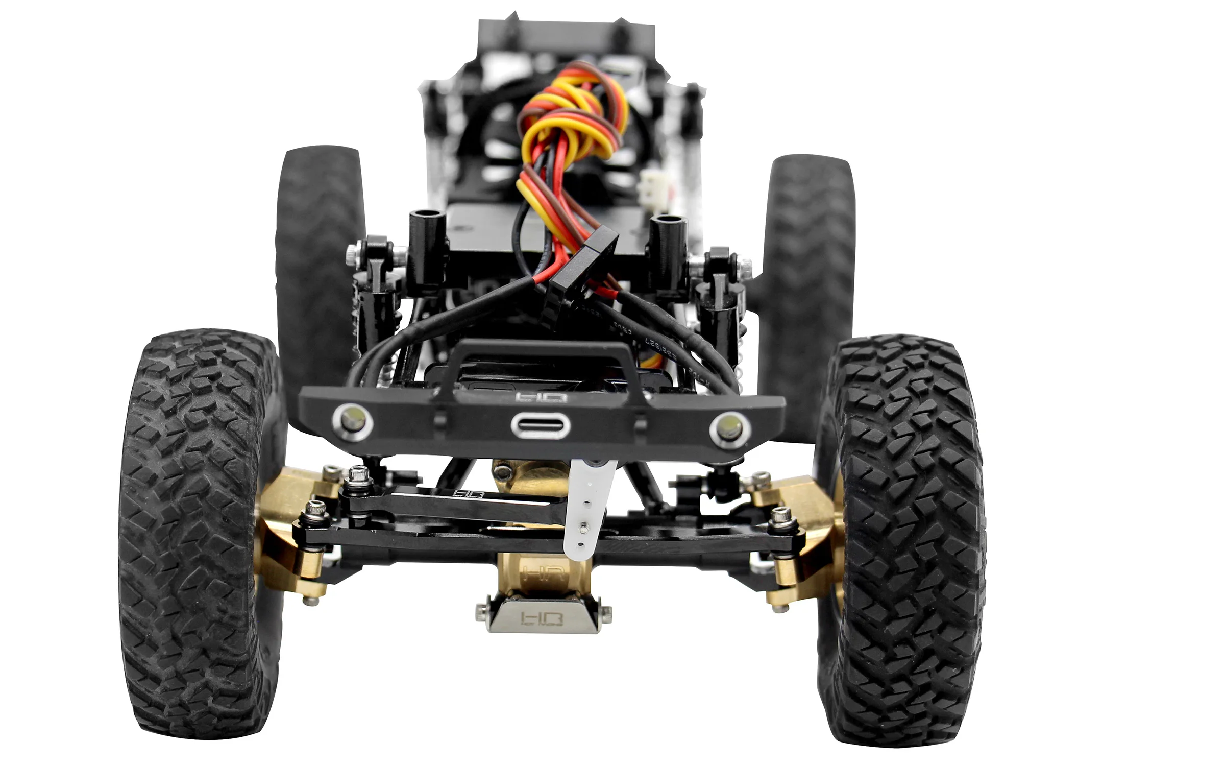 HR-Edelstahl-Unterfahrschutzplatte für Vorder- oder Hinterachse für AXIAL SCX24