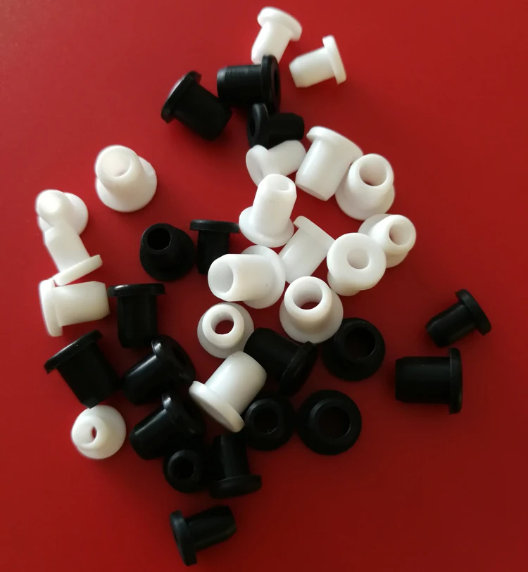 5-50mm Through Hole Silicone Rubber Wiring Grommets Round Blanking O-ring Gasket Computer Desk Cable Grommets Outlet Ring Coil