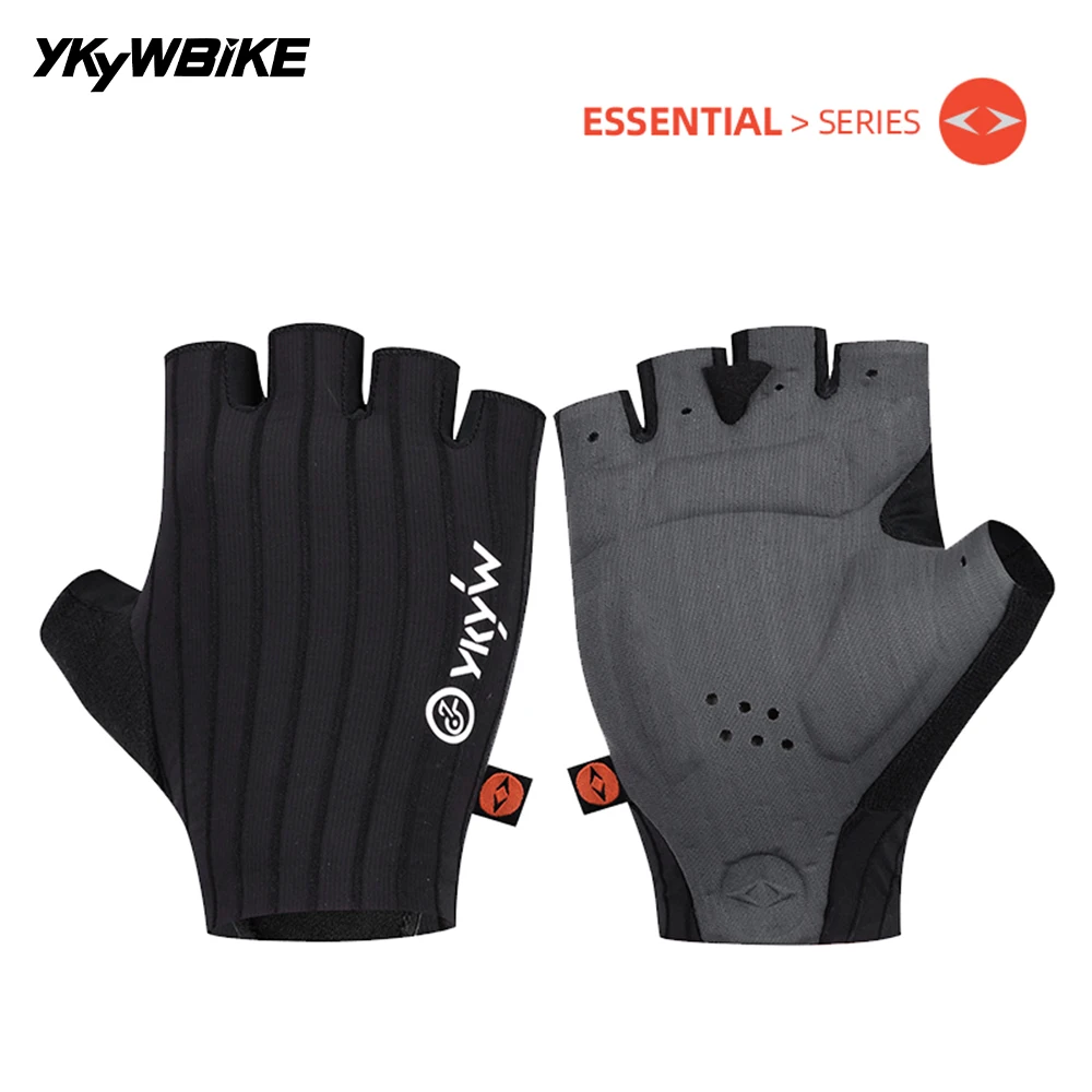 YKYW Italy Interface Pad Men's Cycling Gloves Summer Breathable  Shock-Absorbing Half Finger Bicycle Gloves Mountain Bike MTB