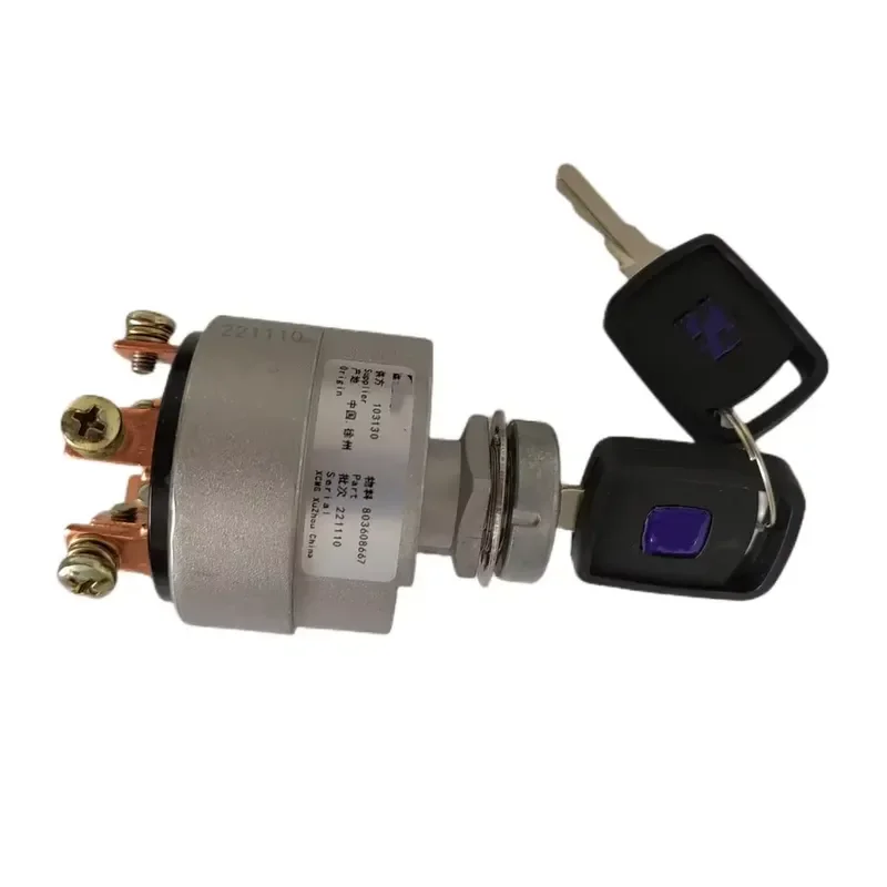 For Loader Road Roller Forklift Start Ignition Switch Key Electric Door Lock 803608667 Jk428xg Lock Start Stock Sale China's