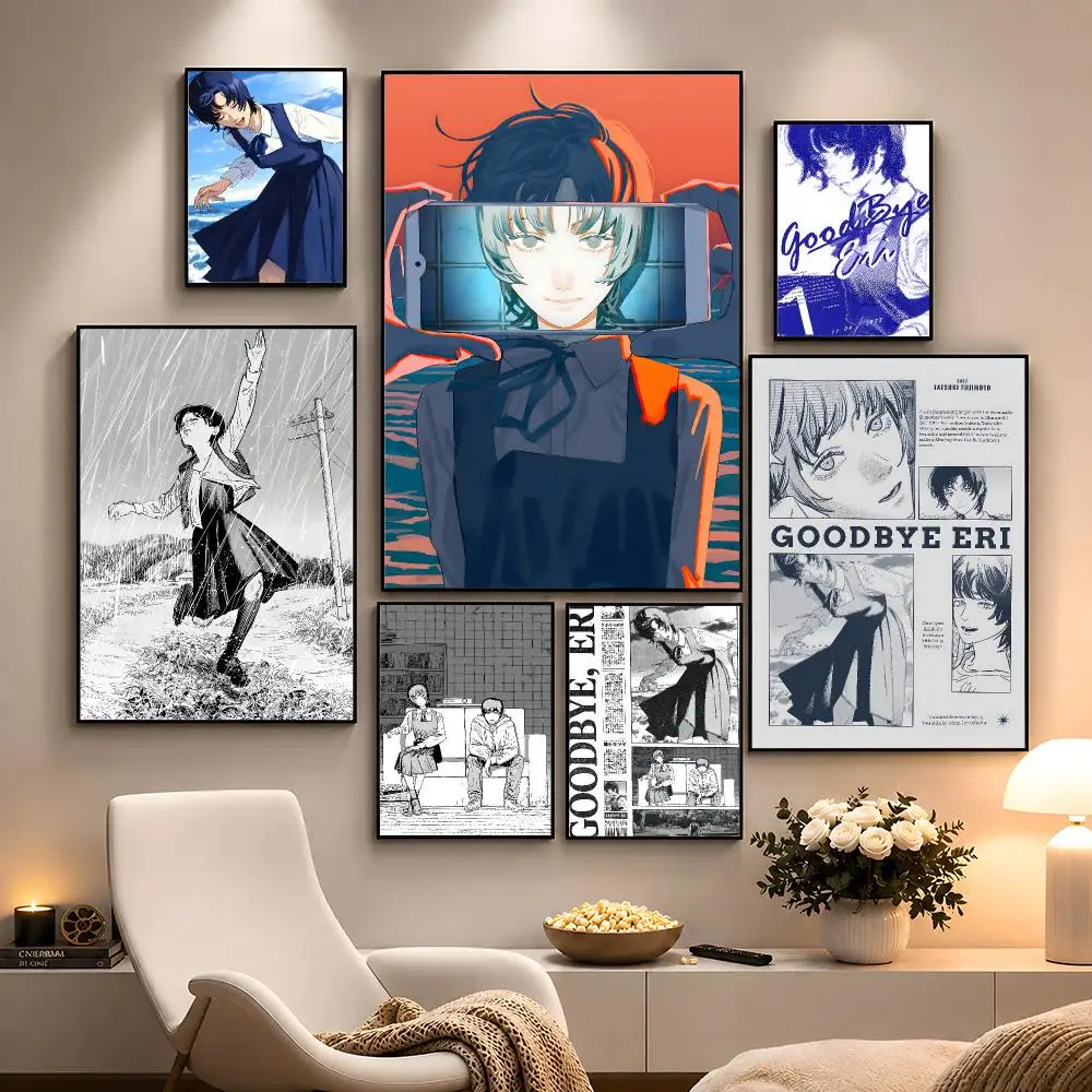 Manga Goodbye Eri Tatsuki Fujimoto Anime Poster Peel And Stick Wall Art PP Waterproof HD Bedroom Living Room Home Decor Gift