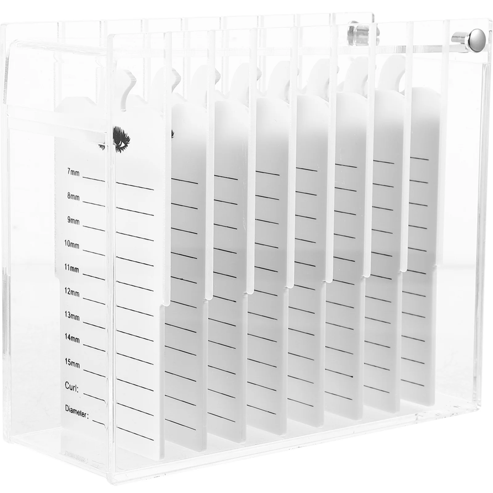 

Multi Layer Acrylic False Eyelash Organizer Clear Storage Box Lash Holder Travel Makeup Case Eyelash Box Lash Case