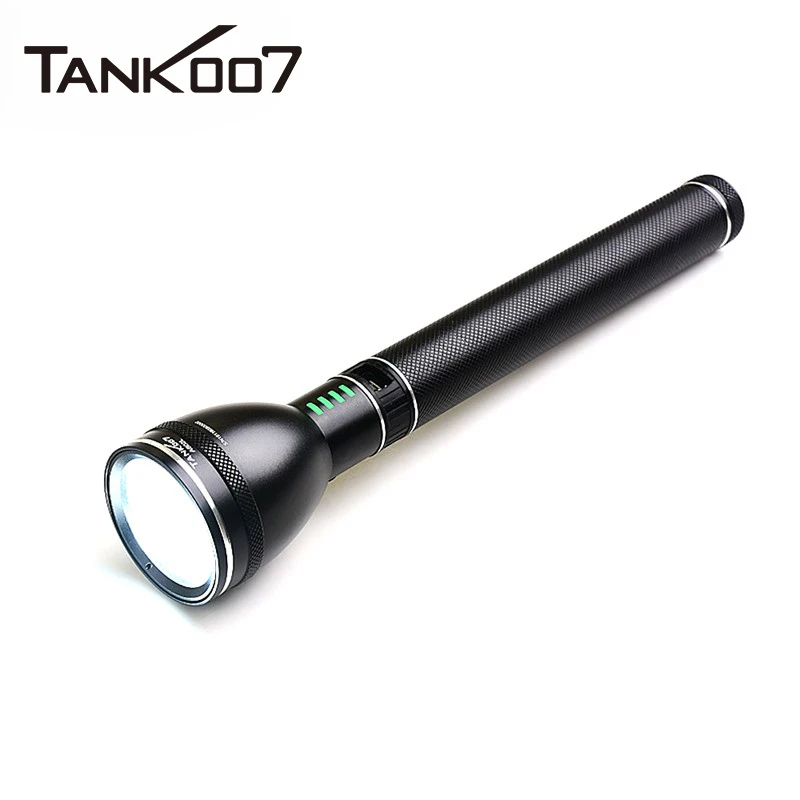 

TANK007 Перезаряжаемый портативный фонарик высокой мощности с зарядкой через USB, 405 лм, супер яркий фонарь для наружного и внутреннего использования