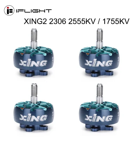 IFlight XING2 2306 2555KV 4S / 1755KV 6S FPV Brushless Motor Unibell Kompatibel Nazgul 5Inch Baling-Baling untuk FPV Racing Dron