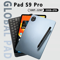 2025 Global Version Pad S9 Pro Snapdragon 8 gen3 Android 15 Tablet 10.1 Inch HD 22GB+2TB 10000mAh 5G Dual SIM Wifi Tables PC