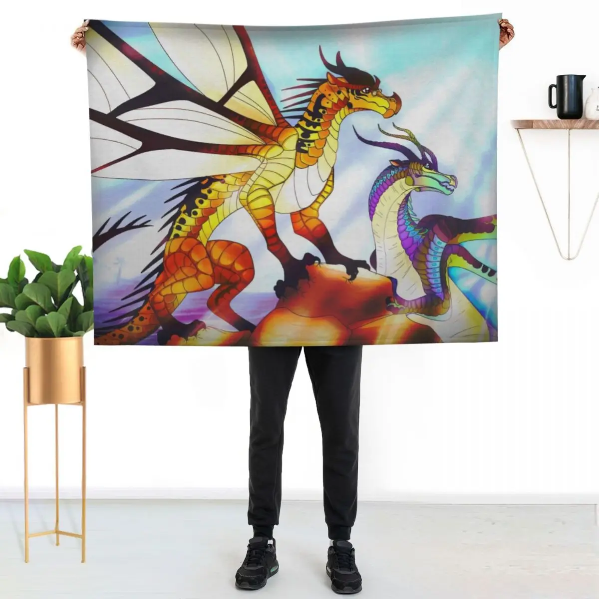 

Cricket & Blue Throw Blanket Lightweight Warm Blanket for Travel Camping