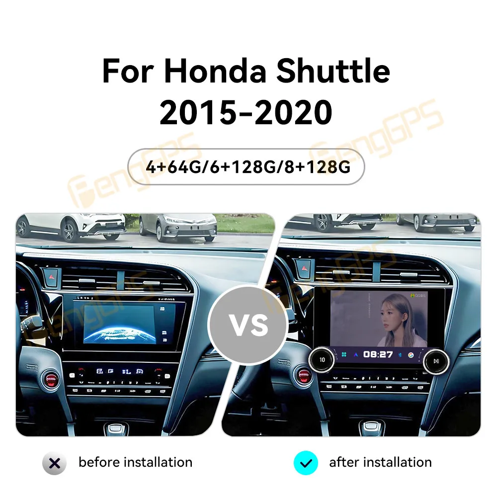 11.5 Inch Screen Car Radio For Honda Shuttle 2015-2020 Android Auto GPS Navigation Multimedia Video Stereo Receiver Head Unit