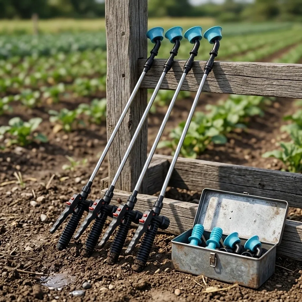 Replacement Spray Wand for Backpack Sprayers with 3 Interchangeable Nozzles and Telescopic Design for Efficient Garden Farm Use