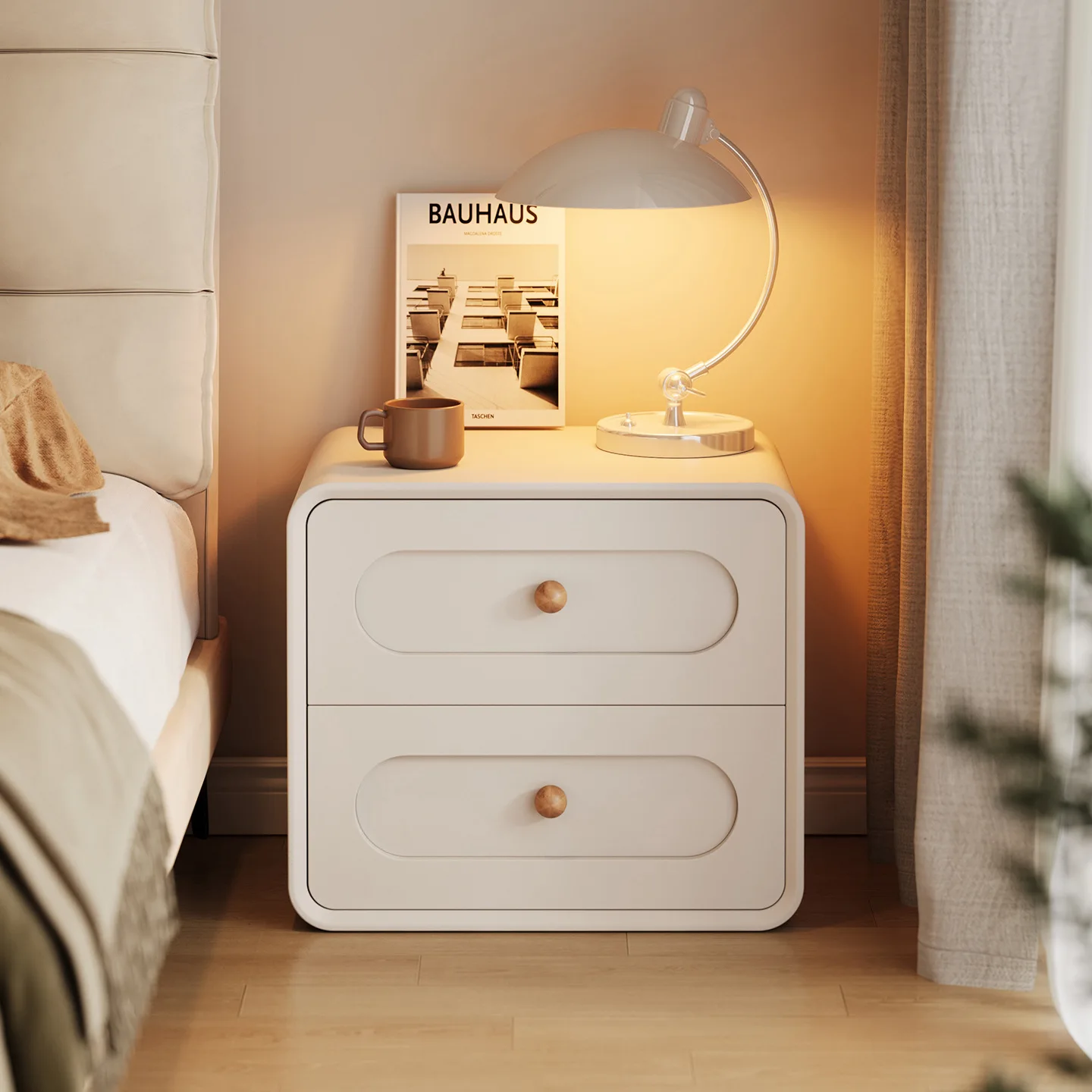 

*Bedside Table Household Bedroom New Stylish Luxury High-end Small Ultra-narrow Minimalist Bedside Storage Cabinet