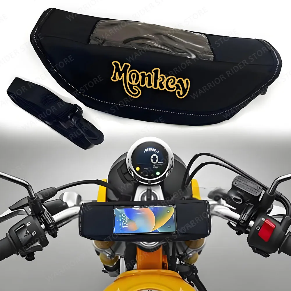 For Honda Monkey 125 monkey 125z Motorcycle accessory Waterproof And Dustproof Handlebar Storage Bag navigation bag