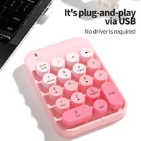 GEEZER Conexión inalámbrica Estilo minimalista Entrada rápida Compacto y portátil Silencioso para teclado numérico Office Z5