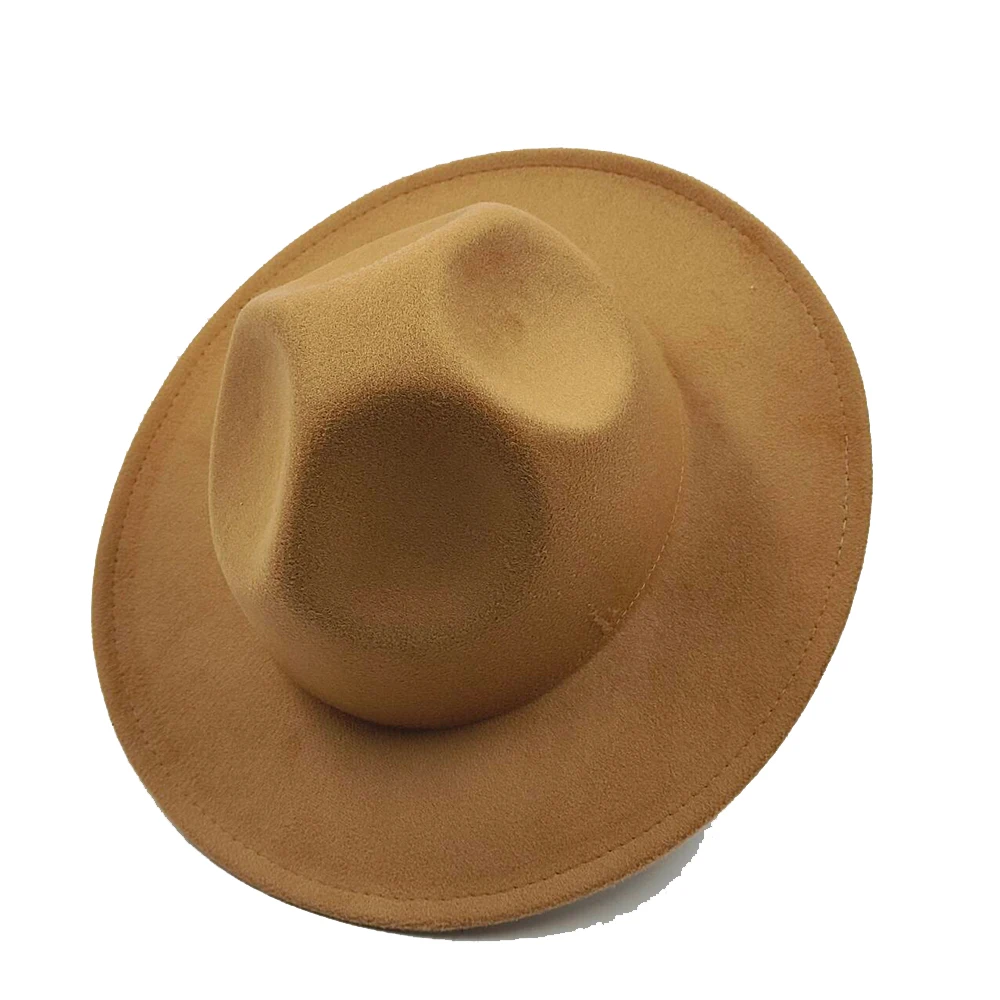 2024 Ranger Hat High Top Fedora Hat For Men Women British Vintage Style Hat Belt Accessory Jazz Party Stage Big Brimmed Hat