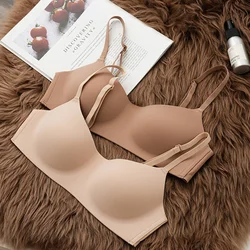 Seamless Tube Top Bras Women Underwear Small Chest Bras Women's Upper Support Bra Non-Wire Female Sexy Lingerie Solid Intimates