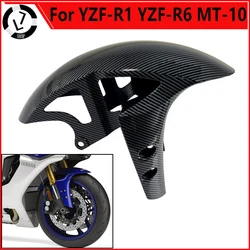 Motorcycle Fairing Parts Front Fender Carbon Fiber Pattern Suitable For YAMAHA YZF-R6 2017-2022 YZF-R1 2009-2022 MT-10 2016-2018