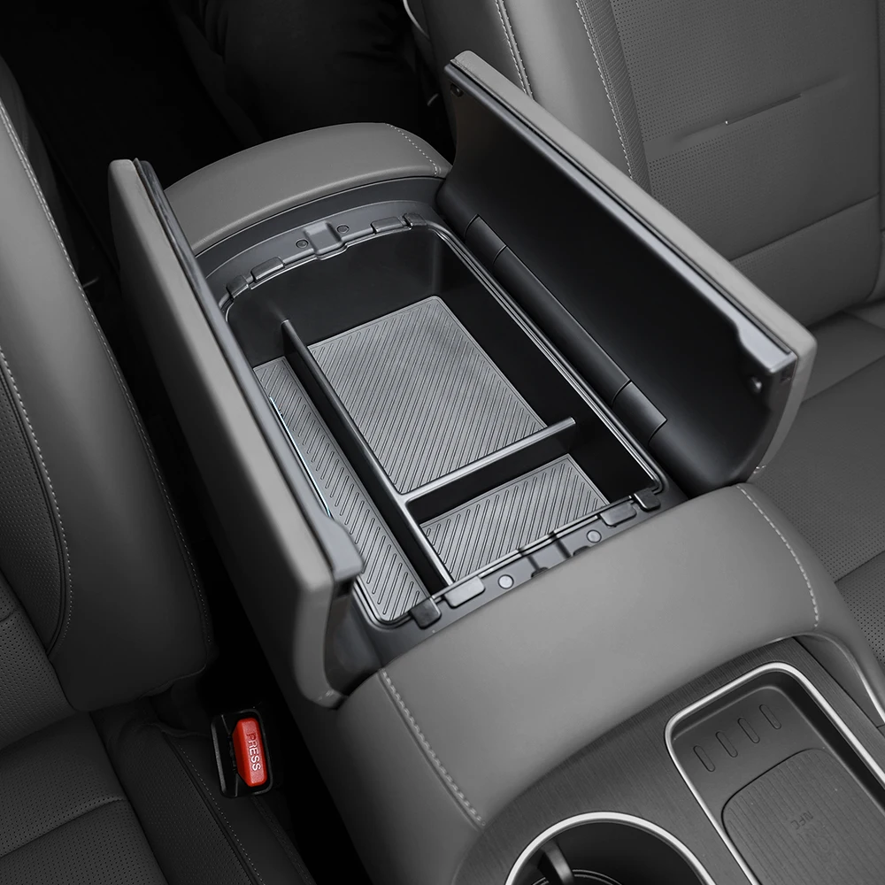 Для Hyundai Palisade 2025 2026 LX3 двухслойный органайзер на центральной консоли, 7-местный автомобильный поднос, подлокотник, ящик для хранения, автомобильные аксессуары