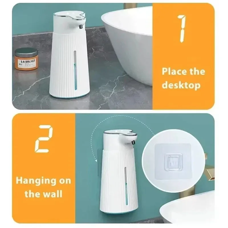 

2025 Trendautomatic Soap Dispenser Wall-Mounted Liquid Smart Washing Hand Machine 400Ml Touchless Liquid Drop Soap Dispensers