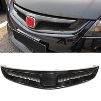 Car Front Grille Racing Grill Upper Bumper Hood Mesh Mid Grid For Honda Civic FD2 JDM 2006 2007 2008