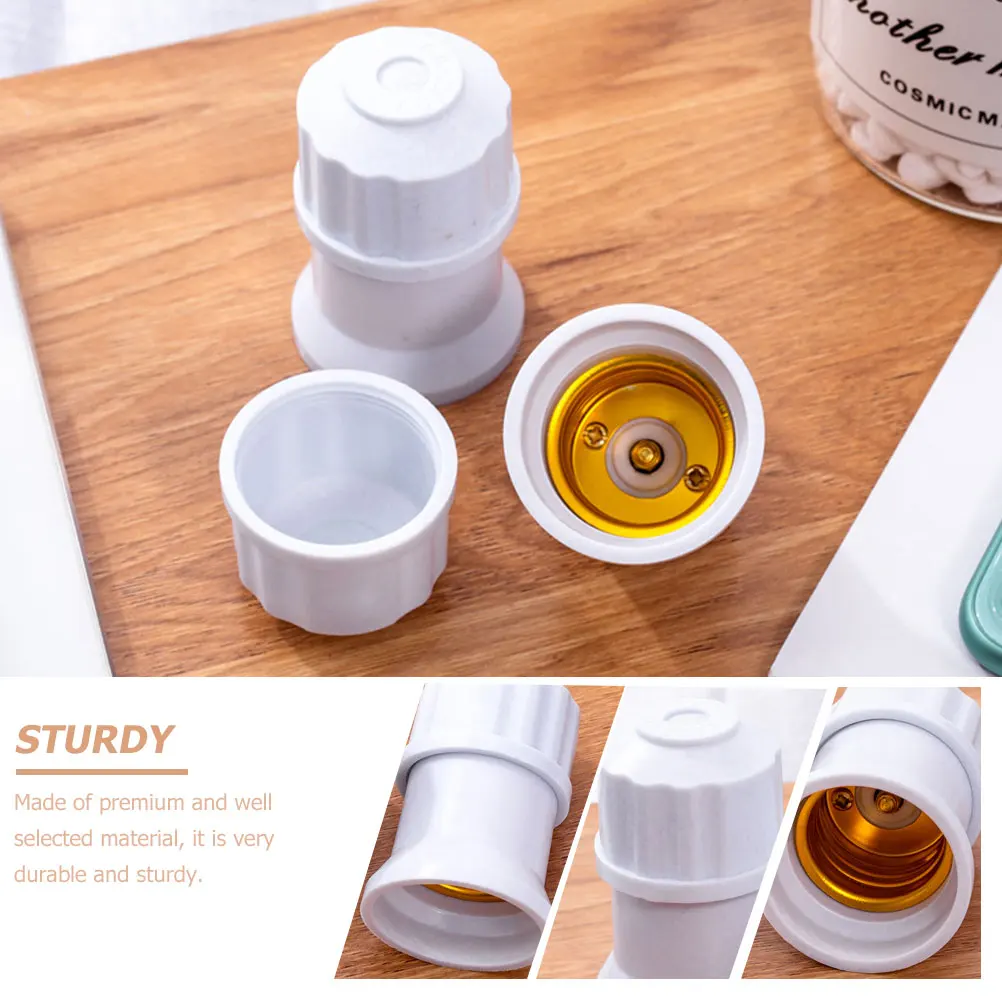 

10Pcs E27 Light Head Decorative Lamp Holder Practical Reliable Hanging Light Base Easy Operation E27 Lamp Holder