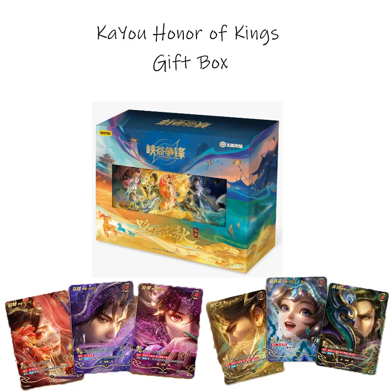 KAYOU Honor of Kings Collection Cards Gorge Battle Luqi Qianqiu Gift Box - Holo Rare Limited Edition TCG Game Fans