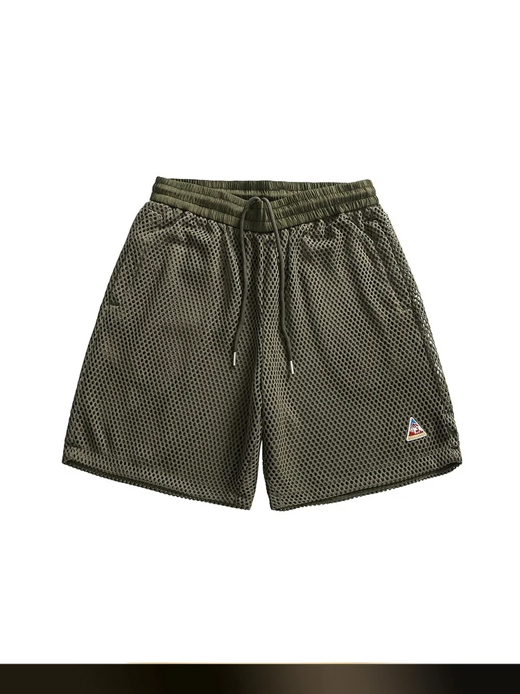 

NTED Mountain Series Outdoor Function Me Straight Leg orts Summer New Pure Color Breathable Casual Sports Five-Quarter Pants