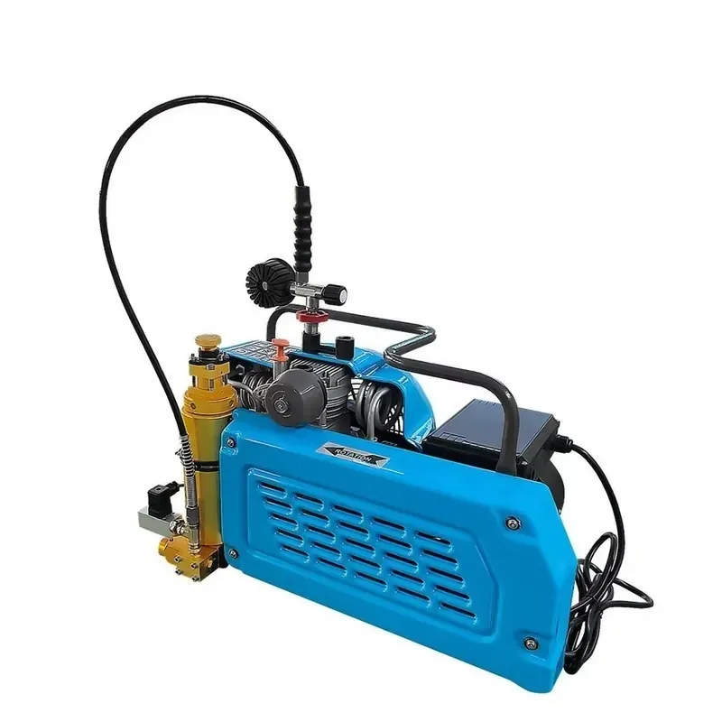 

TUDIVING Factory Price High Pressure Manual Stop 100LPM 3Cylinder 4500psi Three Stages 300bar 30mpa Reciprocating Air