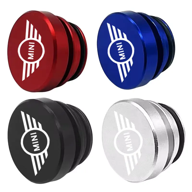 Aluminum Alloy Car Cigarette Lighter Plug Cover Lighter Button Plugs Cap Dust Cover for Mini Cooper Cars Accessories 12V Socket