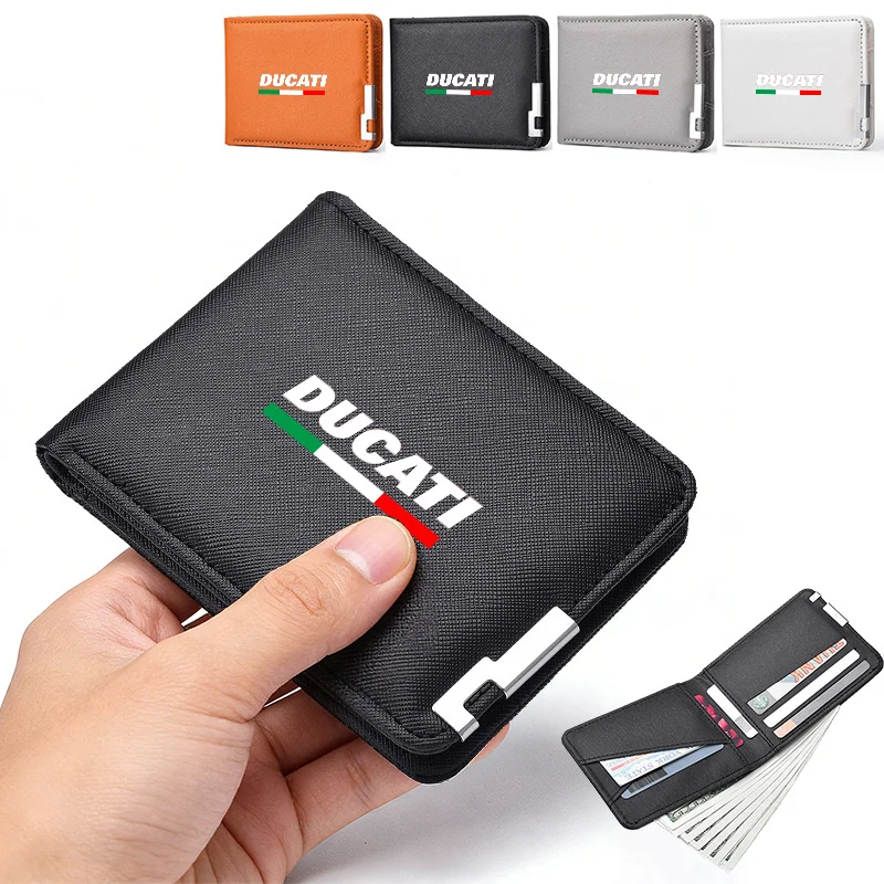 

Men's multi-functional driver's license card case men motor vehicle car registration certificate cover For DUCATI Monster 950 SP