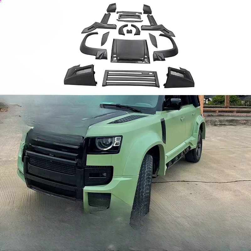 Suitable for Land Rover Defender, Surround Body Kit, Wide Body Large Surround Bumper