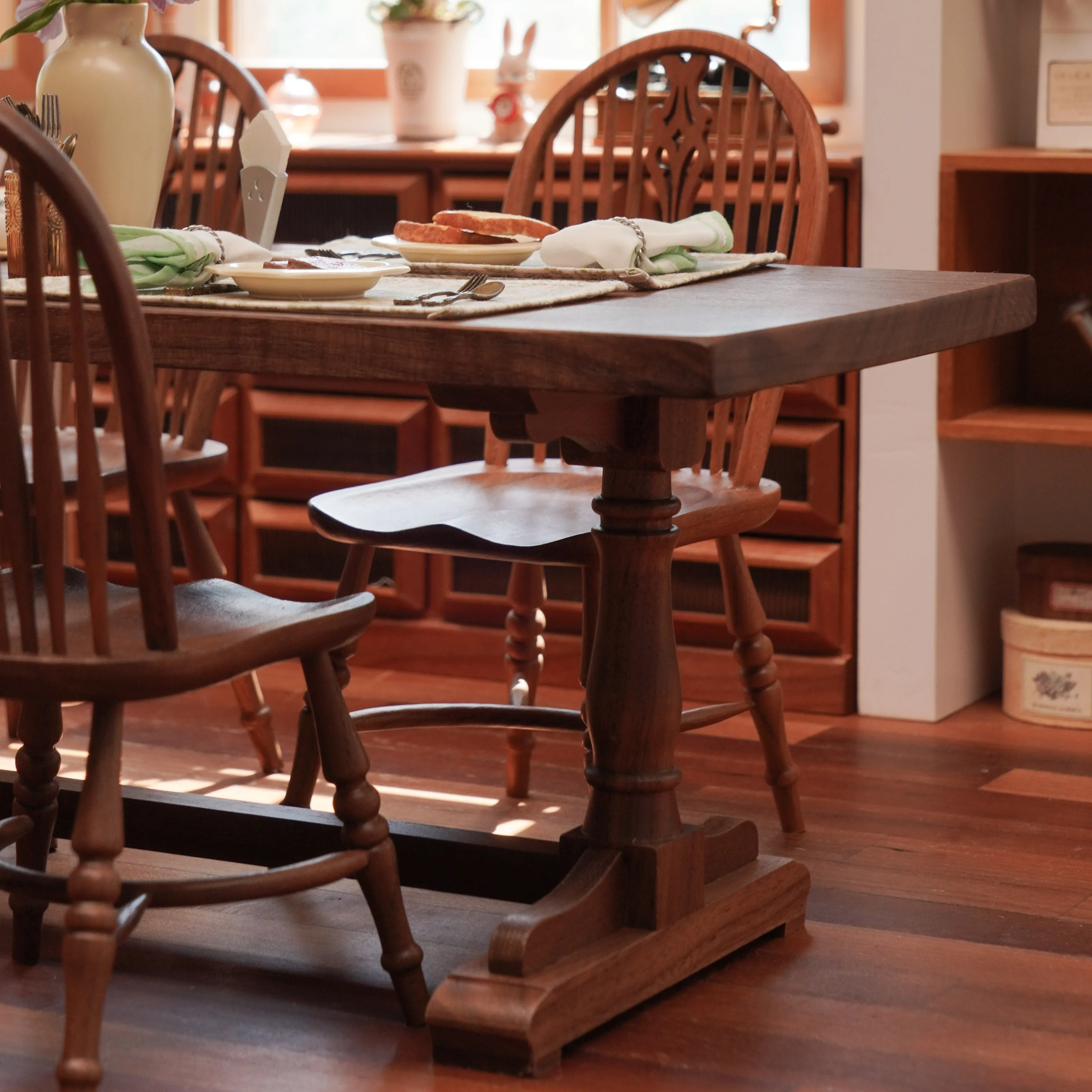 1/6 بيت الدمية نموذج صغير اكسسوارات الأثاث المطبخ خمر طاولة طعام Bjd Blyth الجندي Lol المنمنمات المشهد الدعائم ديكور