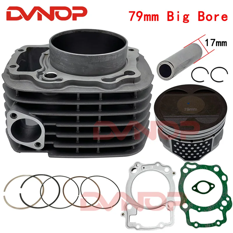 

Motorcycle 79mm Big Bore Cylinder Kit For Honda CRF250F CRF 250 F CB 250 Twister Abs 2016-2019 K31 4-Stroke Engine