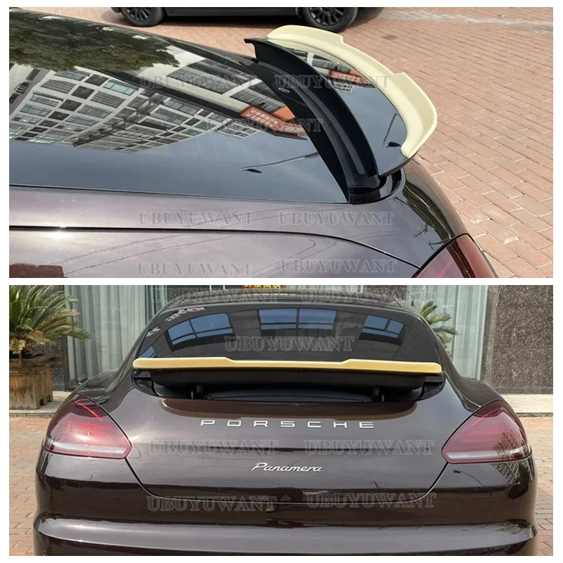 

Для Porsche Panamera 970 971 2014-2017 модификация большой хвост ABS глянцевый черный крыло багажника задний спойлер